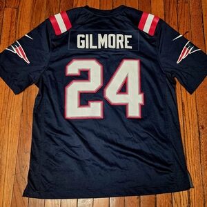 Nike NFL New England Patriots #24 Stephon Gilmore Size Large Football Jersey W4